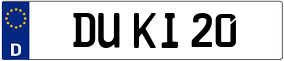 Truck License Plate